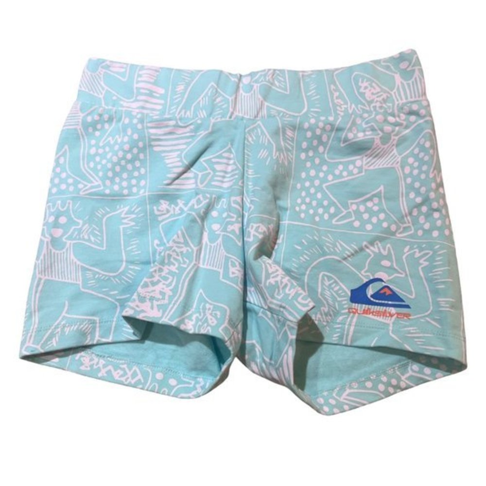 Women's Quiksilver x Stranger Things Lenora Mini Bike Shorts M - Picture 2 of 6